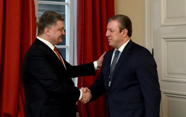 Порошенко и Квирикашвили обсудили развитие нового «Шелкового пути»